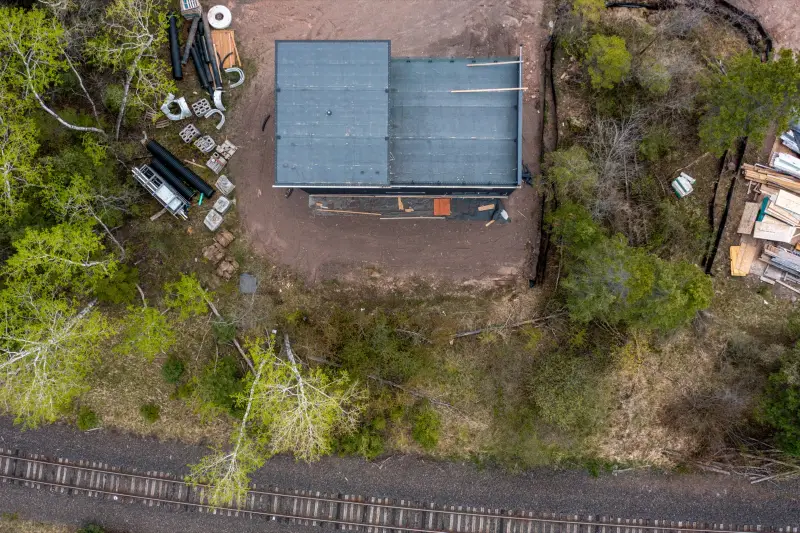 3829 London Road, the single-family home under construction